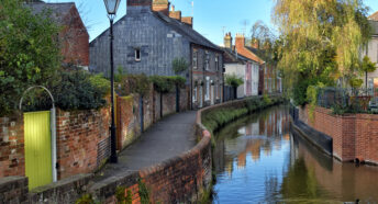 Photo of Water Lane, Salisbury in the Spring